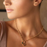 Charm Necklace - Oval Link