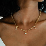Charm Necklace - Oval Link