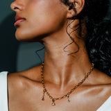 Charm Necklace - Oval Link