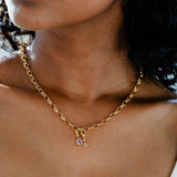 Charm Necklace - Oval Link