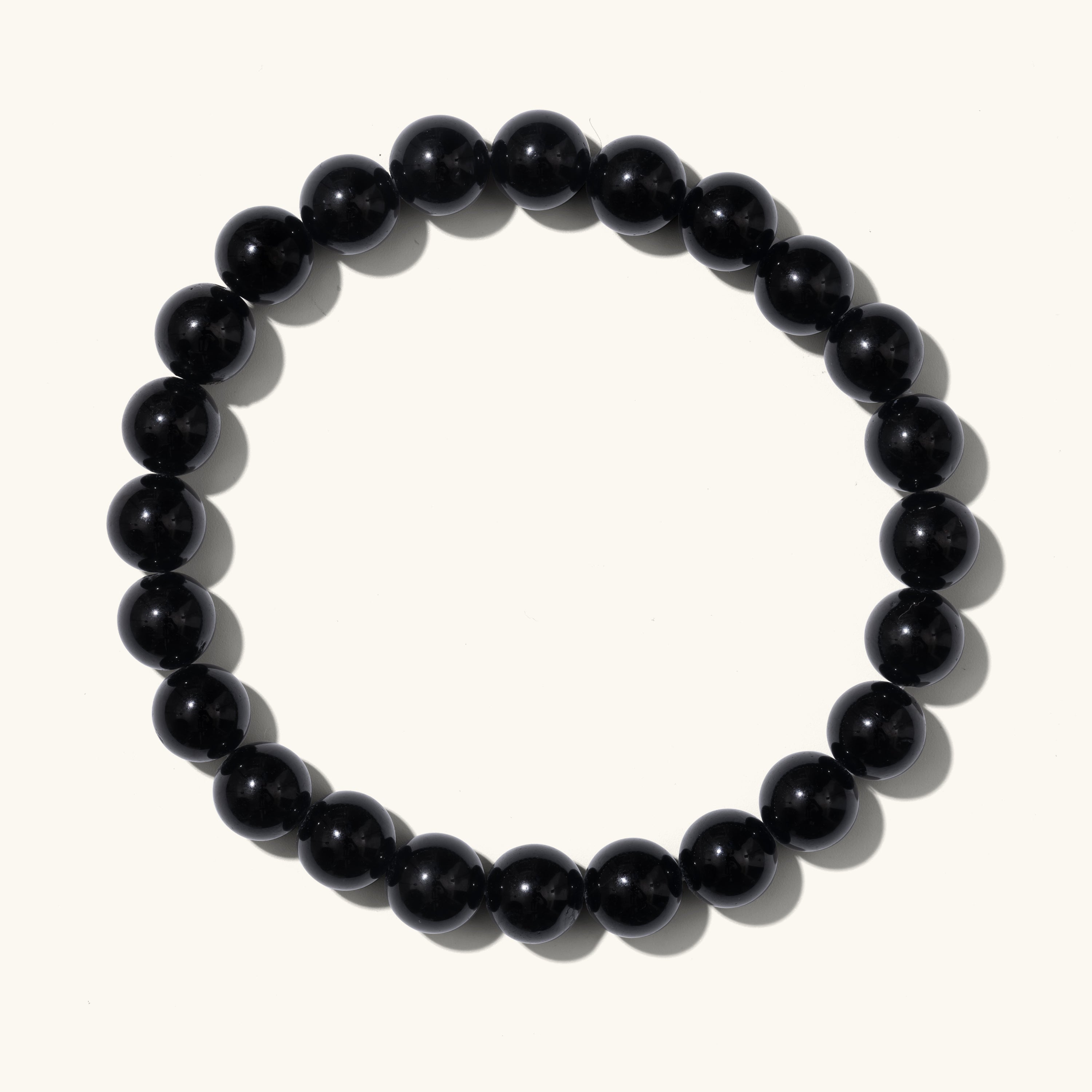 Gemstone Charm Bracelet - Black Tourmaline