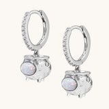 Cauldron Huggie Earrings