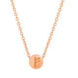 Freya Fehu Rune Mini Pendant Necklace