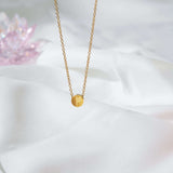 Freya Fehu Rune Mini Pendant Necklace