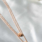 Freya Fehu Rune Mini Pendant Necklace