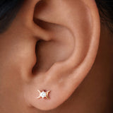 Triple Goddess Mini Stud Earrings
