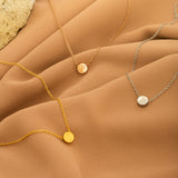 Freya Fehu Rune Mini Pendant Necklace