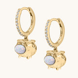 Cauldron Huggie Earrings