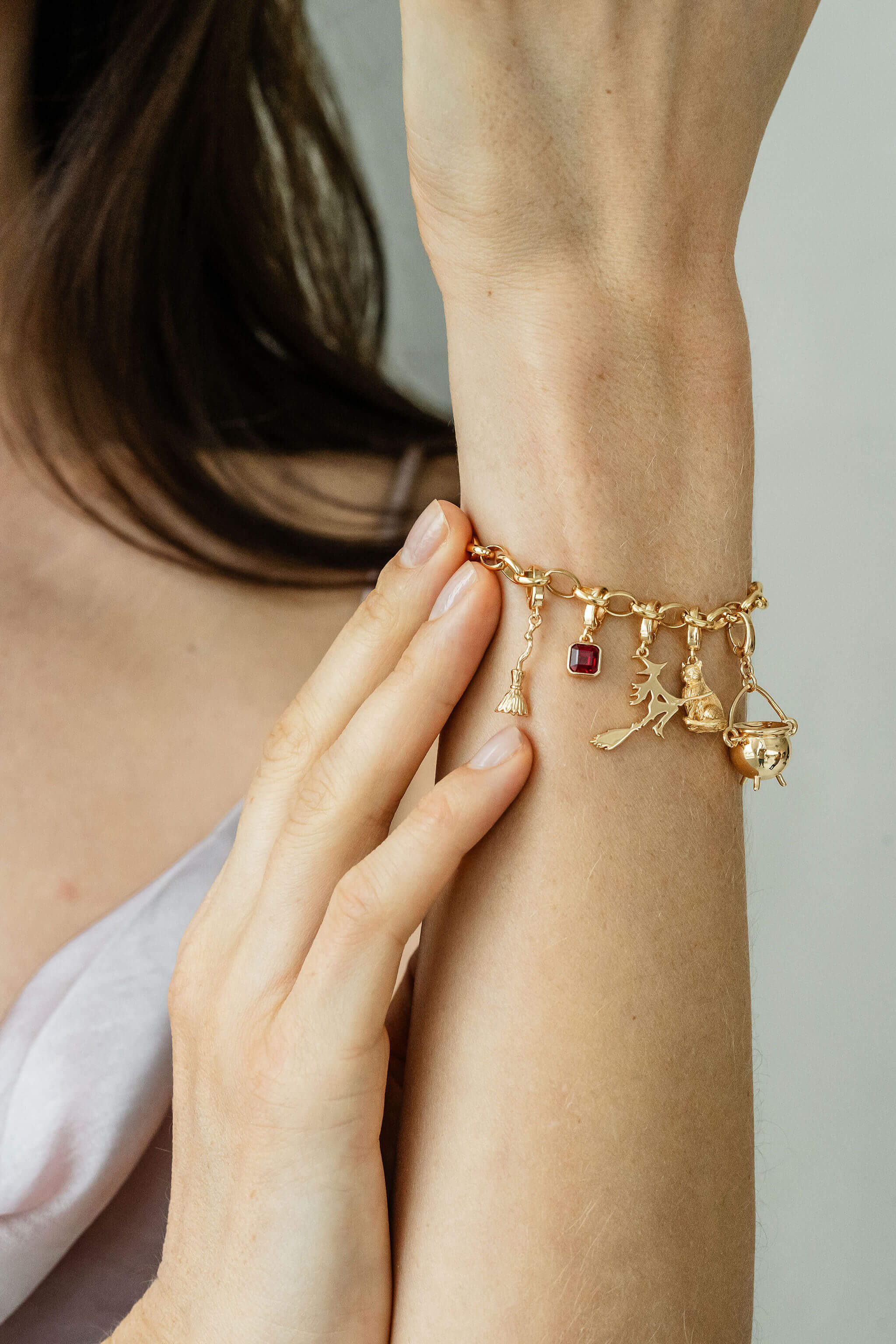 Charm Bracelet - Oval Link