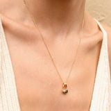 Moonthread Cable Chain Charm Necklace