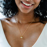 Triple Goddess Moonstone Toggle Necklace