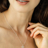 Triple Moon Goddess Pentagram Necklace