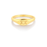 Triple Goddess Mini Signet Ring