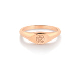 Pentacle Mini Signet Ring
