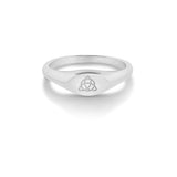 Triquetra Mini Signet Ring