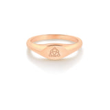 Triquetra Mini Signet Ring