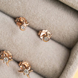 Triple Goddess Mini Stud Earrings