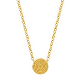 Hecate's Wheel Mini Pendant Necklace