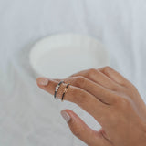 Triple Goddess Gemstone Ring