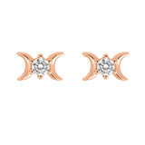Triple Goddess Mini Stud Earrings