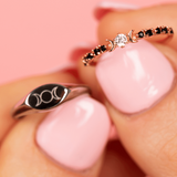Triple Goddess Mini Signet Ring