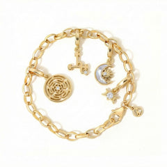 Dark Goddess Charm Bracelet Stack