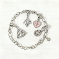 Circle of Protection Charm Bracelet Stack