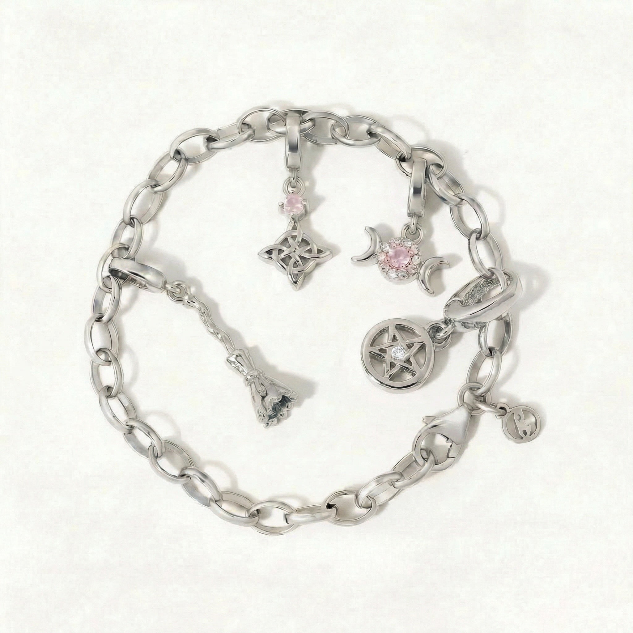 In the Broom Closet Charm Bracelet Stack