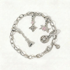 In the Broom Closet Charm Bracelet Stack