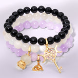 Gemstone Charm Bracelet - Moonstone
