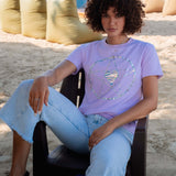 Hologram Logo Shirt in Lavender