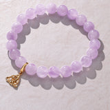 Gemstone Charm Bracelet - Lavender Amethyst