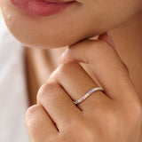 Close-up of a hand wearing a ring with a blurred background
