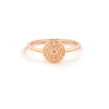 Hecate's Wheel (Strophalos of Hecate) Ring - Rose Gold