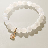 Gemstone Charm Bracelet - Moonstone
