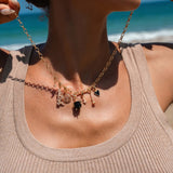 Oval Link Charm Necklace