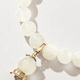Gemstone Charm Bracelet - Moonstone