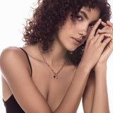 Love for All Heart Enamel Charm - Black