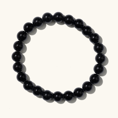 Gemstone Charm Bracelet - Black Tourmaline