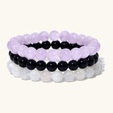 Gemstone Charm Bracelet Bundle - Set of 3