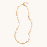 Charm Necklace - Rose Quartz