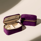 GWP: Travel Jewelry Case in Purple Velvet