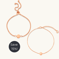 Pre-Order: Save 15% - Triple Goddess Anklet and Bracelet Set (Ships mid to end September 2023)
