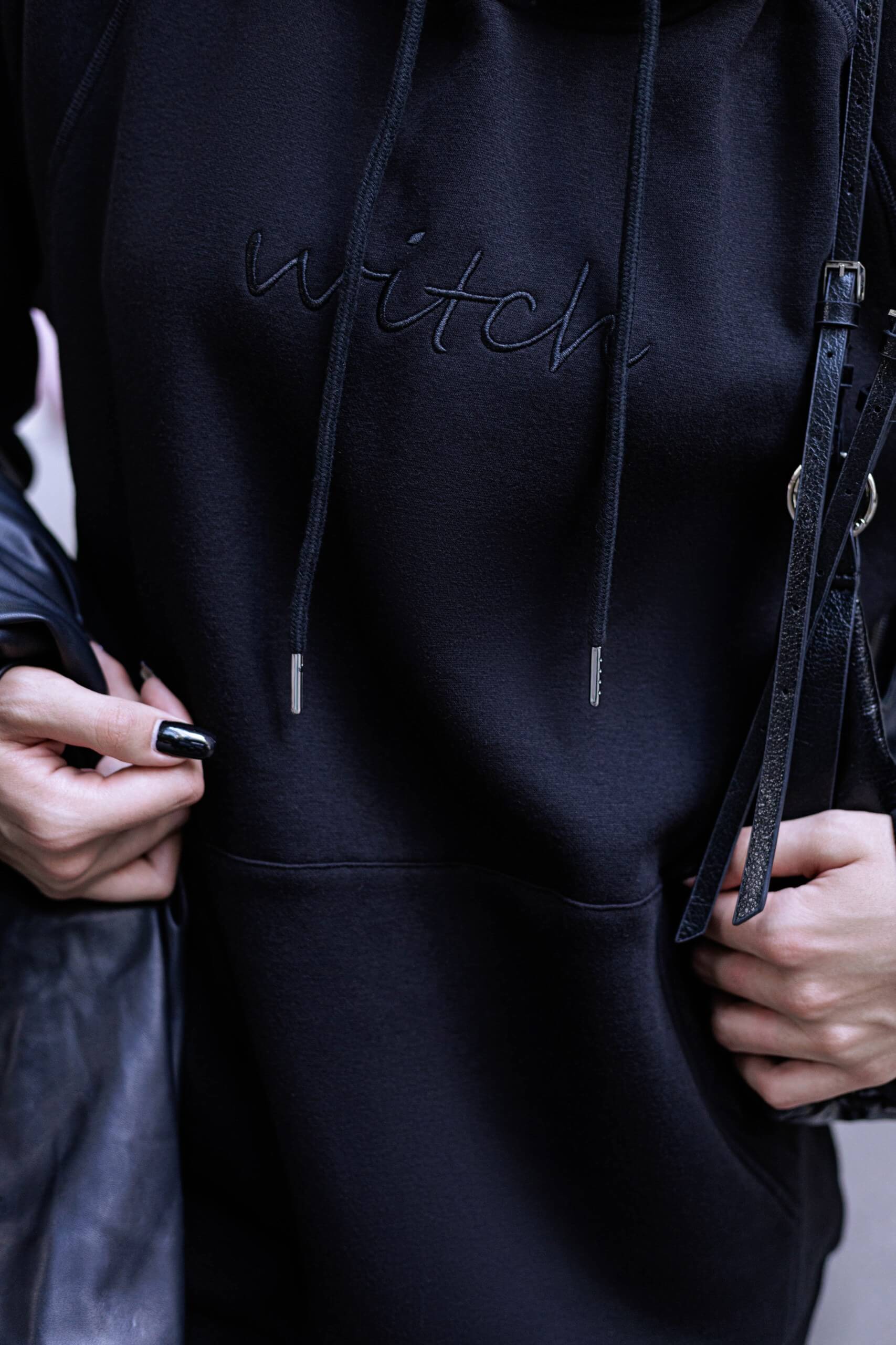 Witch Hoodie in Black