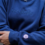 Pre-Order: Witch Sweatshirt in Navy Blue