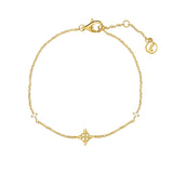 Witch's Knot Moonstone Bracelet - Gold