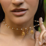 Charm Necklace - Pearl