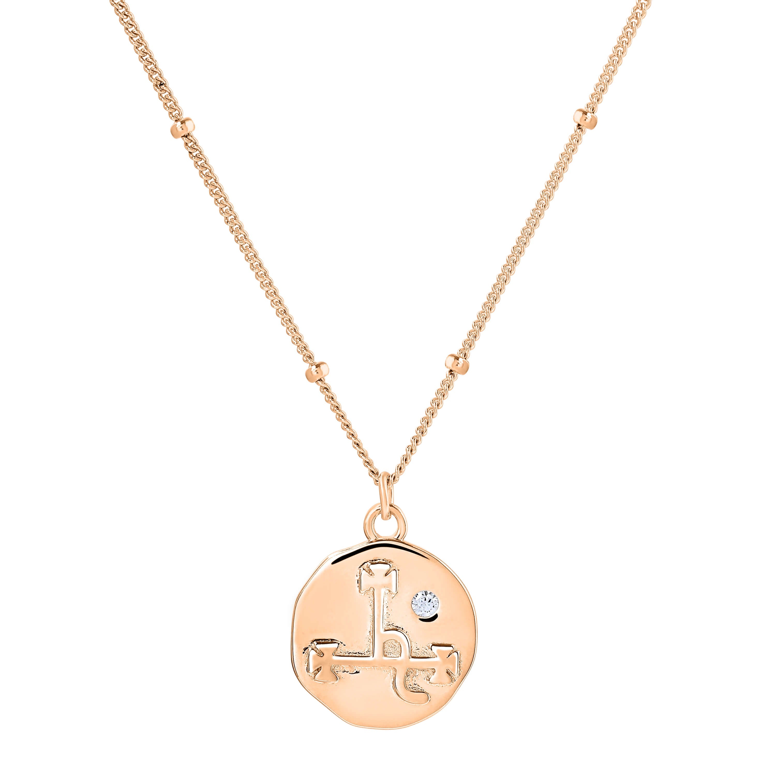 Lilith Sigil Necklace - Rose Gold