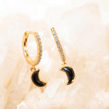 Moon Witch Huggie Earrings