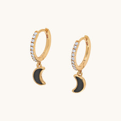 Moon Witch Huggie Earrings